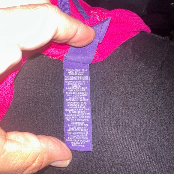 Ralph Lauren Purple Label Italy Women Magenta 3 button 100% Cotton Polo Shirt S - Picture 6 of 10